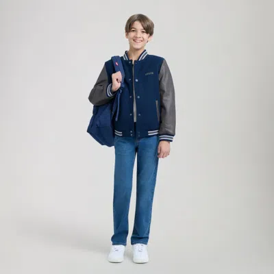 Levi's Bomber Jacket Big Boys 8-20 L In Blue
