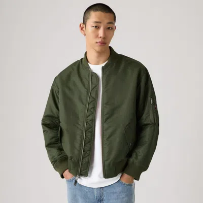 Levi's Bomber Jacket In Green