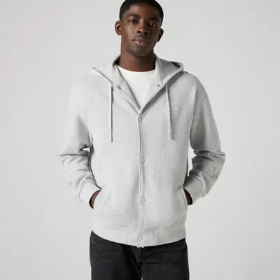 Levi's Bomber Sweatshirt In Gray