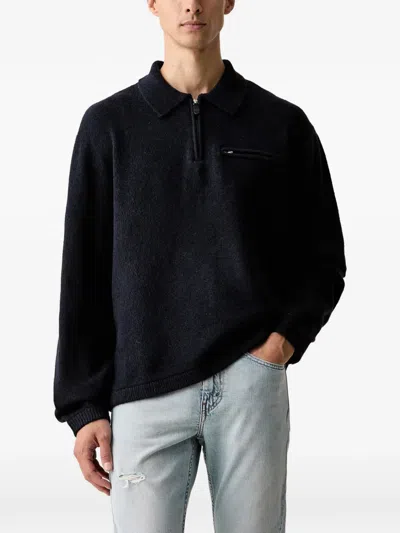 Levi's Boulder Quarter-zip Sweater In Blue