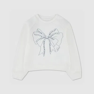 Levi's Bow Crew Big Girls 7-16 Sweatshirt L In White