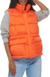 Levi's® Box Quilted Vest In Orange