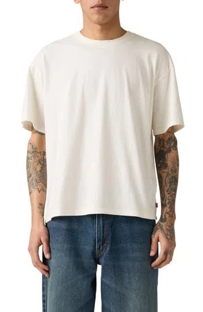 Levi's® Boxy Crop Cotton T-shirt In White