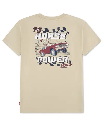 Levi's Kids' Boys' 2t-7 73' Horse Power Short-sleeve T-shirt In Fields Of Rye