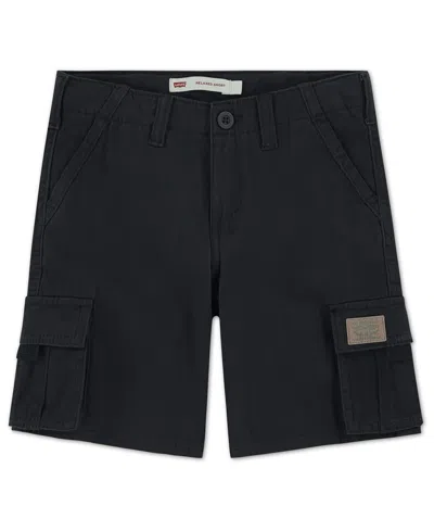 Levi's Kids' Boys' 2t-7 Traditional Cargo Shorts In Black