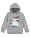 Levi's Boys 4-7 Black Diamond Pullover Hoodie In Gray