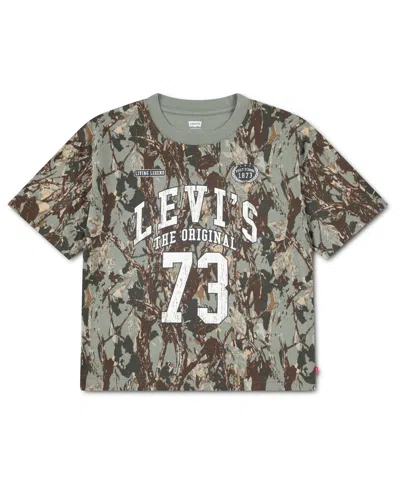 Levi's Kids' Boys' 4-7 Tree Camo Short-sleeve T-shirt In Green