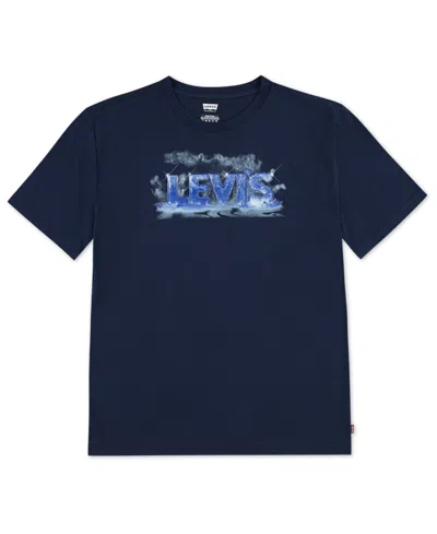 Levi's Kids' Boys 8-20 Below Zero Crewneck T-shirt In Blue