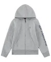 Levi's Boys 8-20 Full Zip Hooded Sweatshirt In Gray