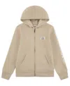 Levi's Boys 8-20 Full Zip Hooded Sweatshirt In Nude