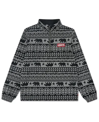 Levi's Kids' Boys 8-20 Geo Print Long-sleeve Sweatshirt In Multi