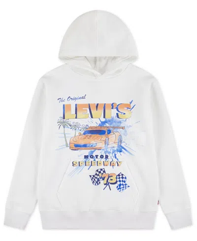 Levi's Kids' Boys' 8-20 Motor Speedway Long-sleeve Hoodie In White