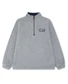 Levi's Boys 8-20 Solid Quarter-zip Sweatshirt In Gray