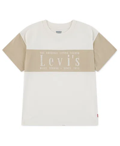 Levi's Kids' Boys' 8-20 Bold Color-block Short-sleeve T-shirt In White