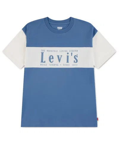 Levi's Kids' Boys' 8-20 Bold Color-block Short-sleeve T-shirt In Blue