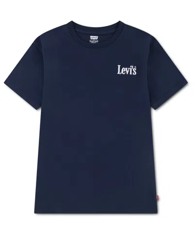 Levi's Kids' Boys' 8-20 Classic And Clean Short-sleeve T-shirt In Blue
