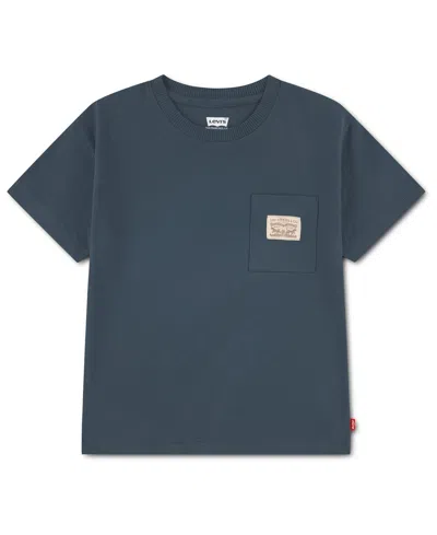 Levi's Kids' Boys' 8-20 Patch Pocket Short-sleeve T-shirt In Gray