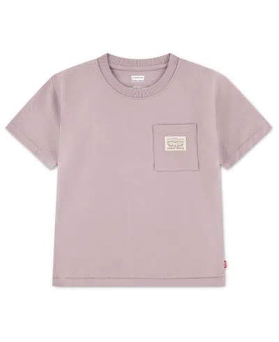 Levi's Kids' Boys' 8-20 Patch Pocket Short-sleeve T-shirt In Purple