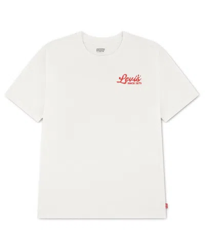 Levi's Kids' Boys' 8-20 Pizza Loving Bear T-shirt In White