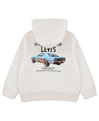 Levi's Kids' Boys' 8-20 Rev The Engine Graphic Hoodie In White