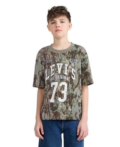 Levi's Kids' Boys 8-20 Tree Camo Short-sleeve T-shirt In Green