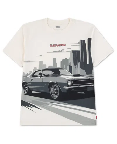 Levi's Kids' Boys' 8-20 Zooming By Graphic Short-sleeve T-shirt In White