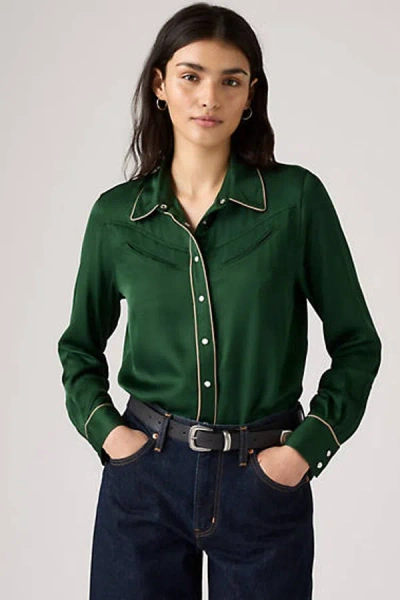 Levi's Bradie Archival Shirt In Green