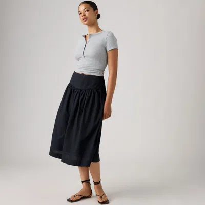 Levi's Brionna Midi Skirt In Black