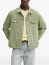 Levi's Button-fastening Denim Jacket In Green