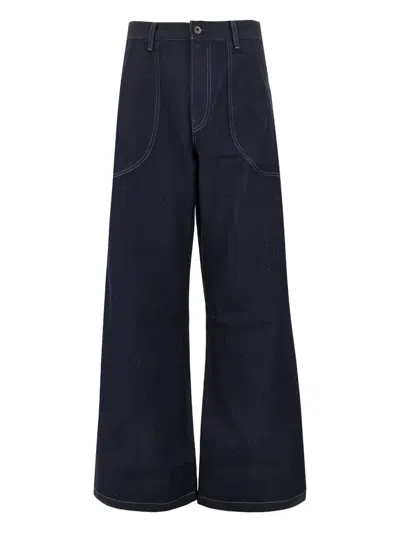Levi's Japanese Selvedge Denim Wide Leg Jeans In Blue