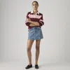 Levi's Button Front Skort In Multi