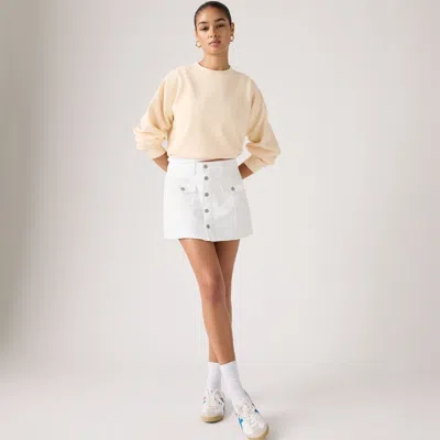 Levi's Button Front Skort In White