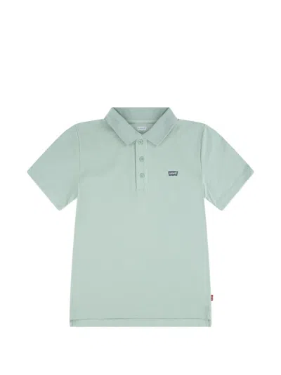 Levi's Kids' Button Polo Shirt In Green