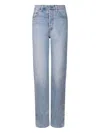 Levi's Button Zip Jeans In Blue