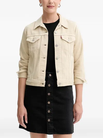 Levi's Buttoned Jacket In Neutral