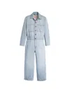 Levi's Buttoned Jumpsuit In Blue