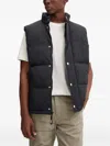 Levi's Buttoned Padded Gilet In Black