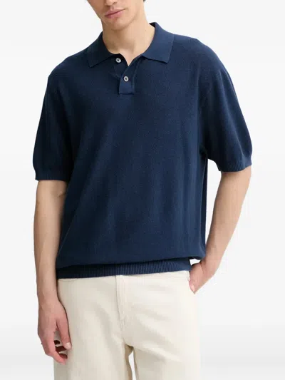 Levi's Buttoned Polo Shirt In Blue
