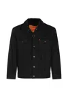Levi's Button-up Denim Jacket In Black