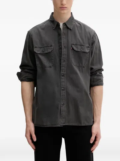 Levi's Button-up Denim Shirt In Purple