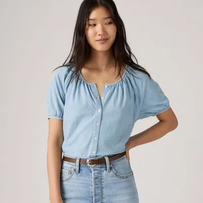 Levi's Cady Short-sleeve Blouse In Multi