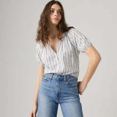 Levi's Cady Short-sleeve Blouse In White