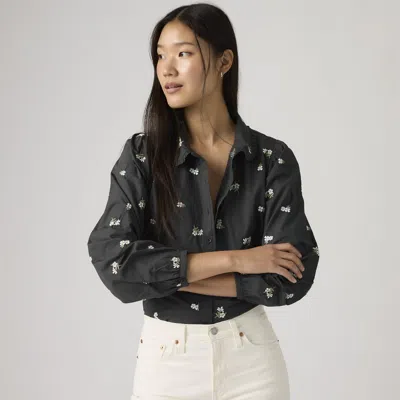 Levi's Calista Collared Shirt In Black