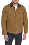 Levi's® Canvas Utility Jacket With Quilted Lining In Brown