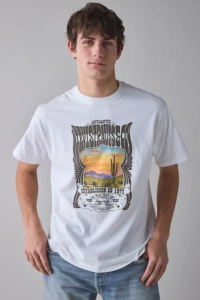 Levi's Canyon Graphic Tee In White, Men's At Urban Outfitters