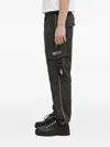 Levi's Cargo-pocket Graphic-patch Trousers In Black