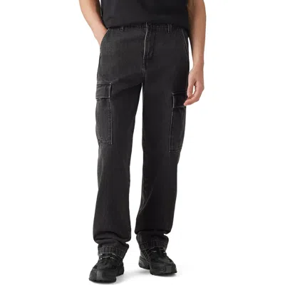 Levi's® Cargo Straight Leg Jeans In Black