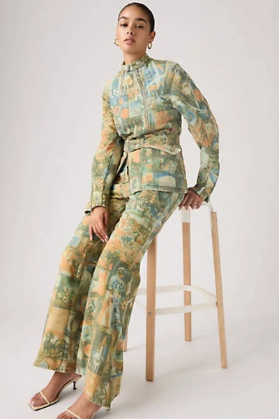 Levi's Carina Flared Jeans In Green