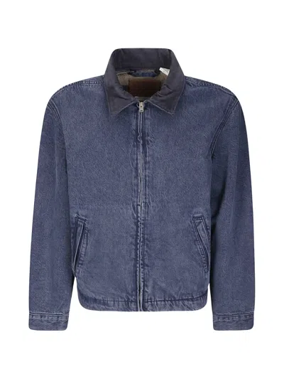 Levi's Castro Zip-up Denim Jacket In Blue