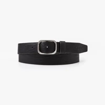 Levi's Center Bar Belt In Black
